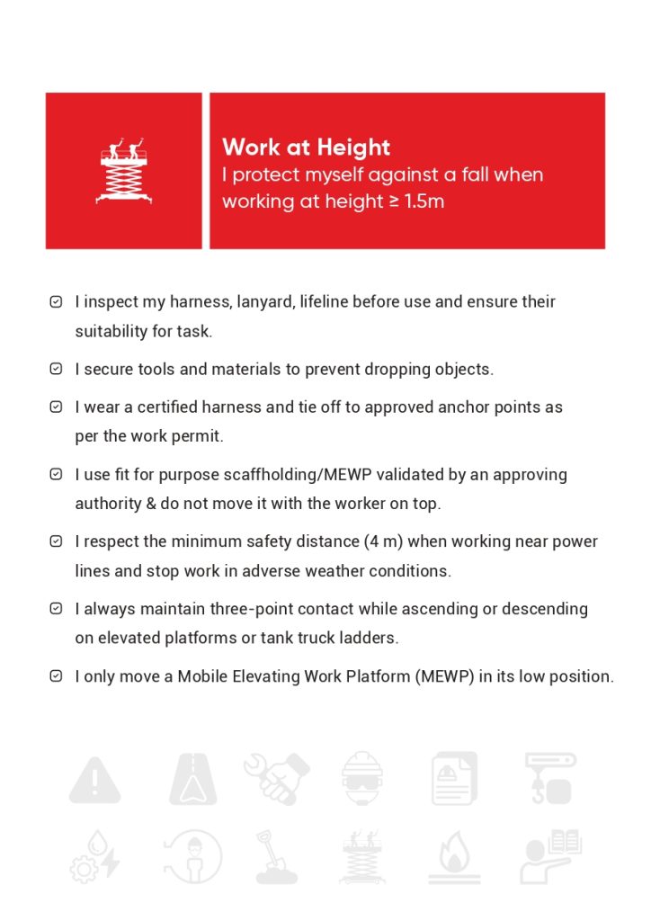 Work at Height – Home Page Total PARCO Pakistan | Total Parco